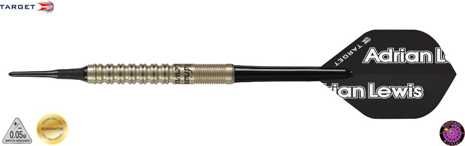 Soft Dartpfeil Set Target - Zirconium Adrian Lewis Nr.2